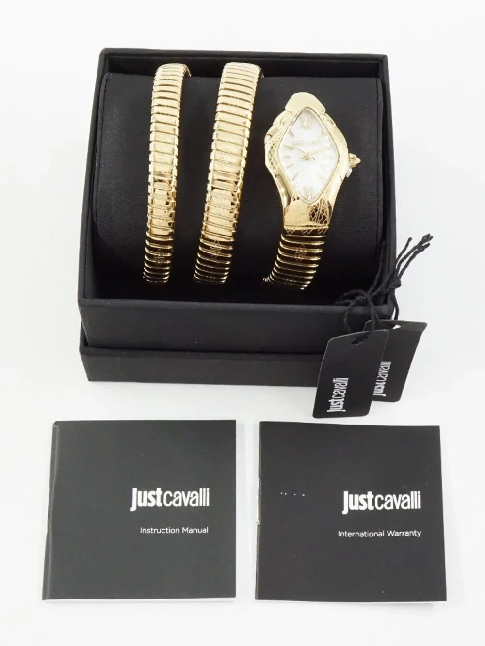 Just Cavalli Cristallo Analog Women's 26mm Quartz Watch JC1L307M0025 NWT